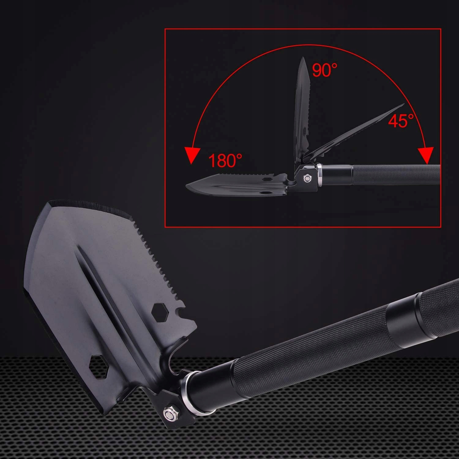 SAPERKA SURVIVAL WOJSKOWA NIEZBĘDNIK 16W1 SKŁADANA Szerokość łopaty 10.5 cm