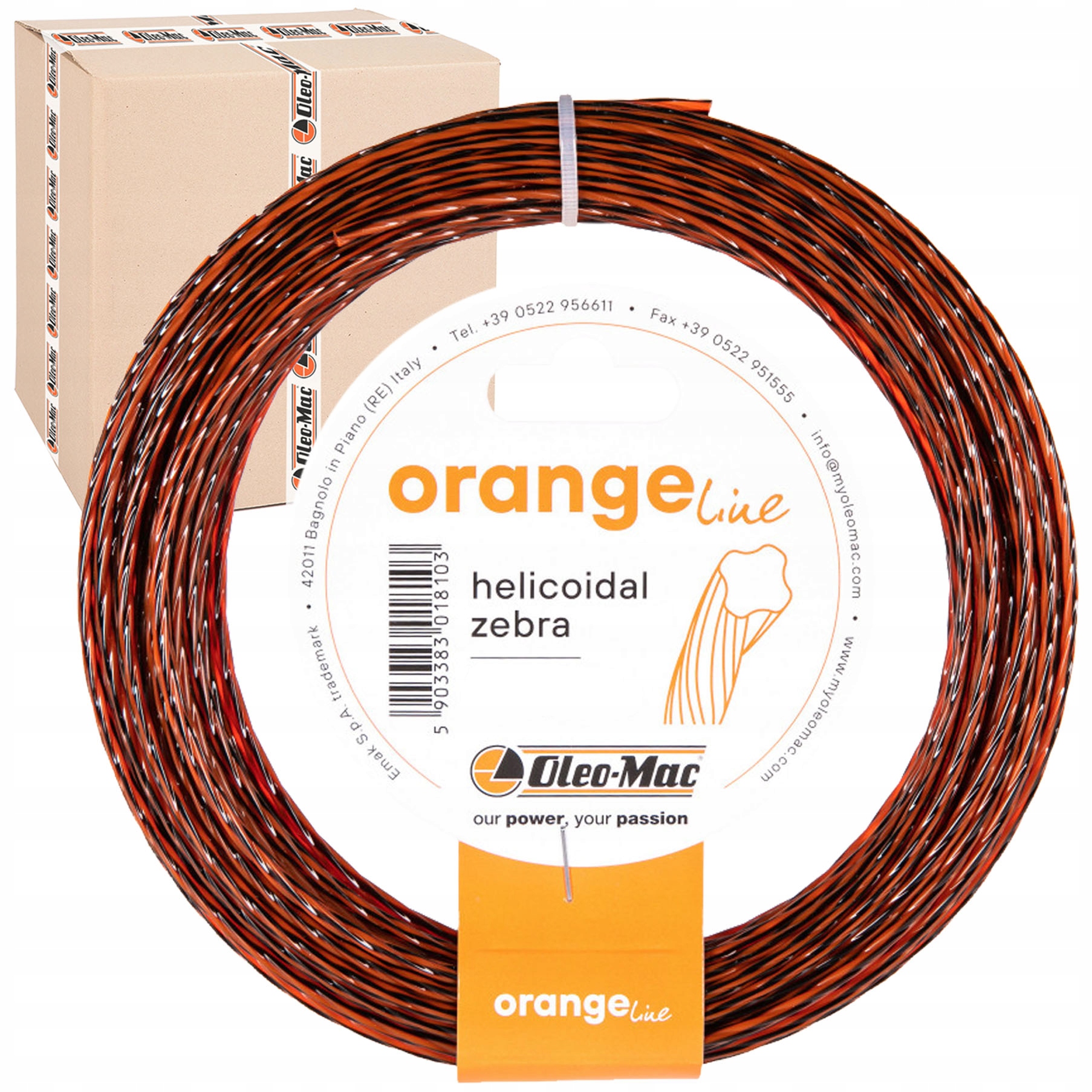 

Żyłka Tnąca Kosy Oleo-mac Spiralna 2,4 MM x 15 M