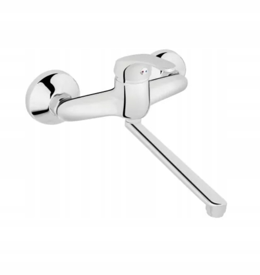 Ferro Bateria Zlewozmywakowa Ścienna Basic, Chrom