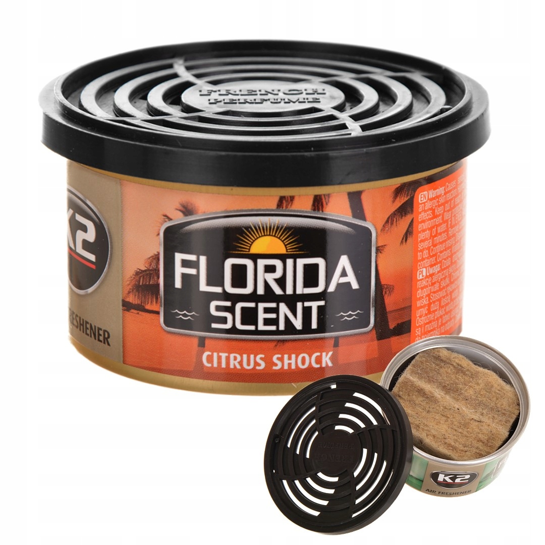 

K2 Florida Citrous Shock zapach samochodowy puszka