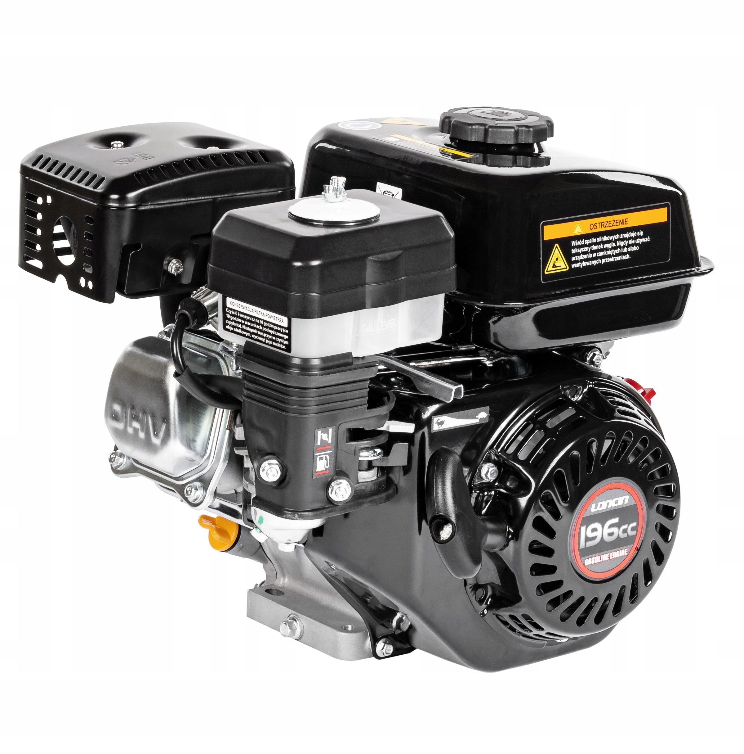 Silnik Loncin G200F-A-M wał poziomy typ A 20 mm BENZYNOWY 6.5 KM WAŁ 20mm Paliwo benzyna