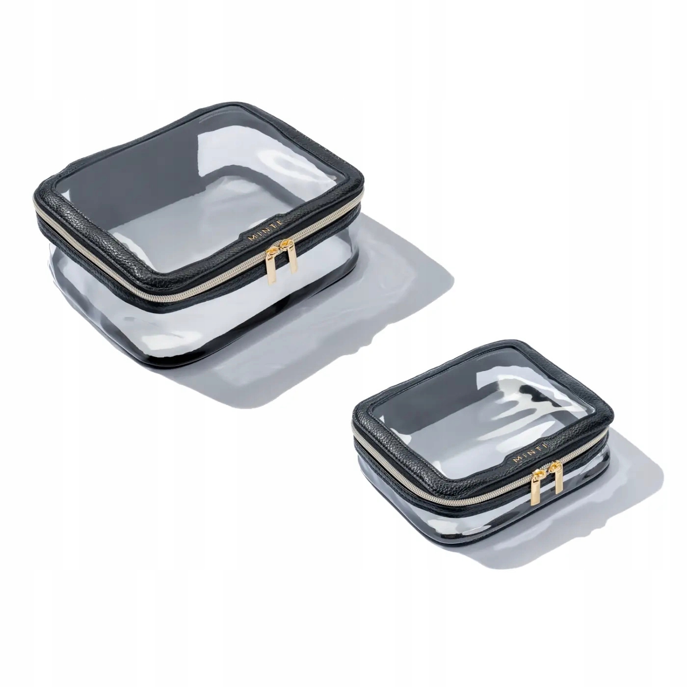 Minti Collection Travel Bag Black Set sada 2 cestovních kosmetických taštiček