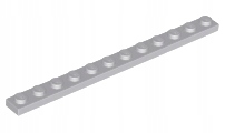 

Lego 60479 Płytka 1x12 szara jasna Nowa (2g)