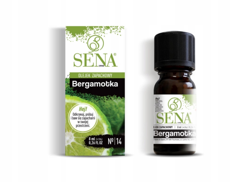 

Sena Olejek Zapachowy Zapach Bargamotka 8 ML NO/14