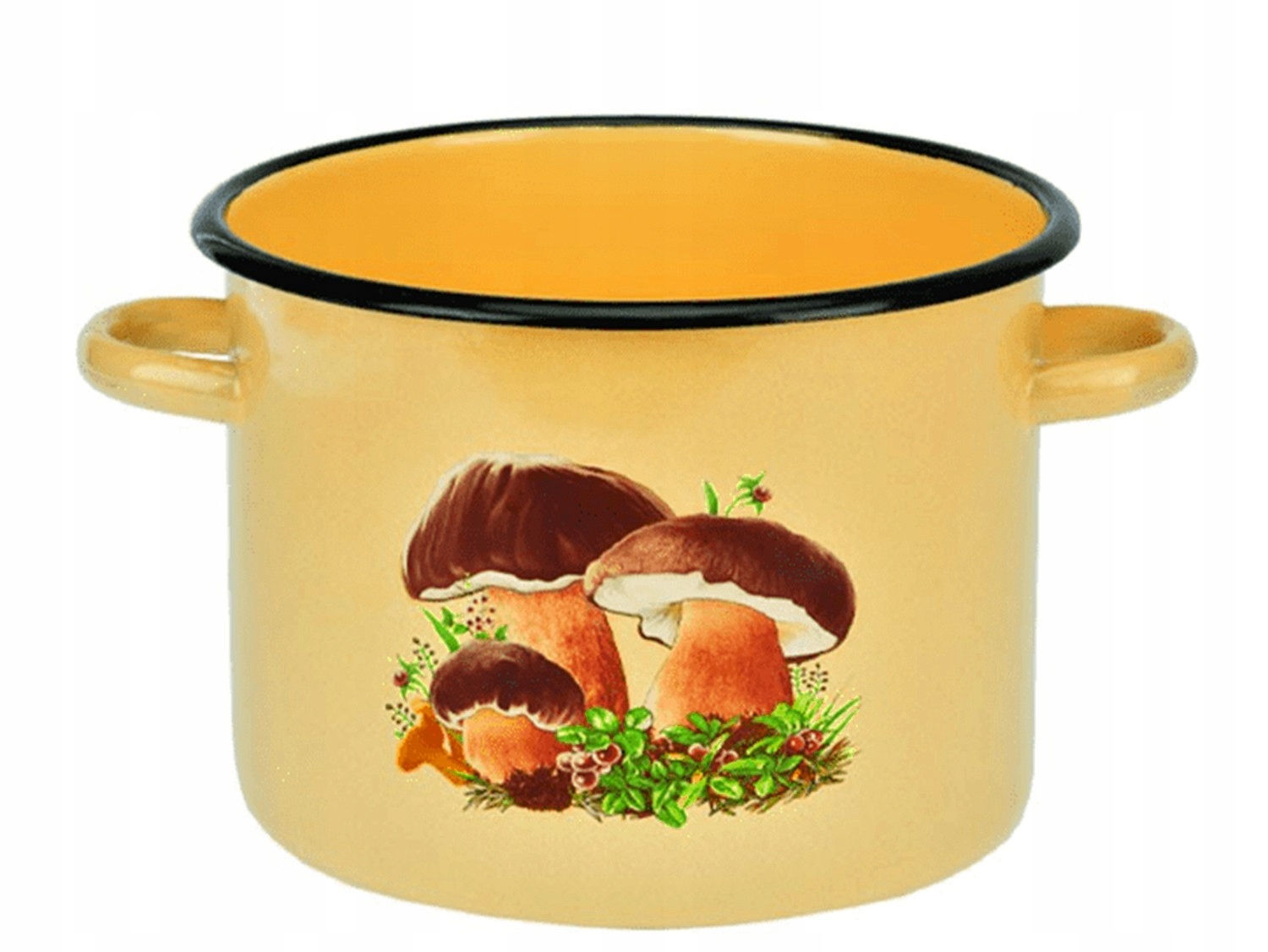 

Garnek emaliowany stalowy emalia 18cm 3L Grzybki K