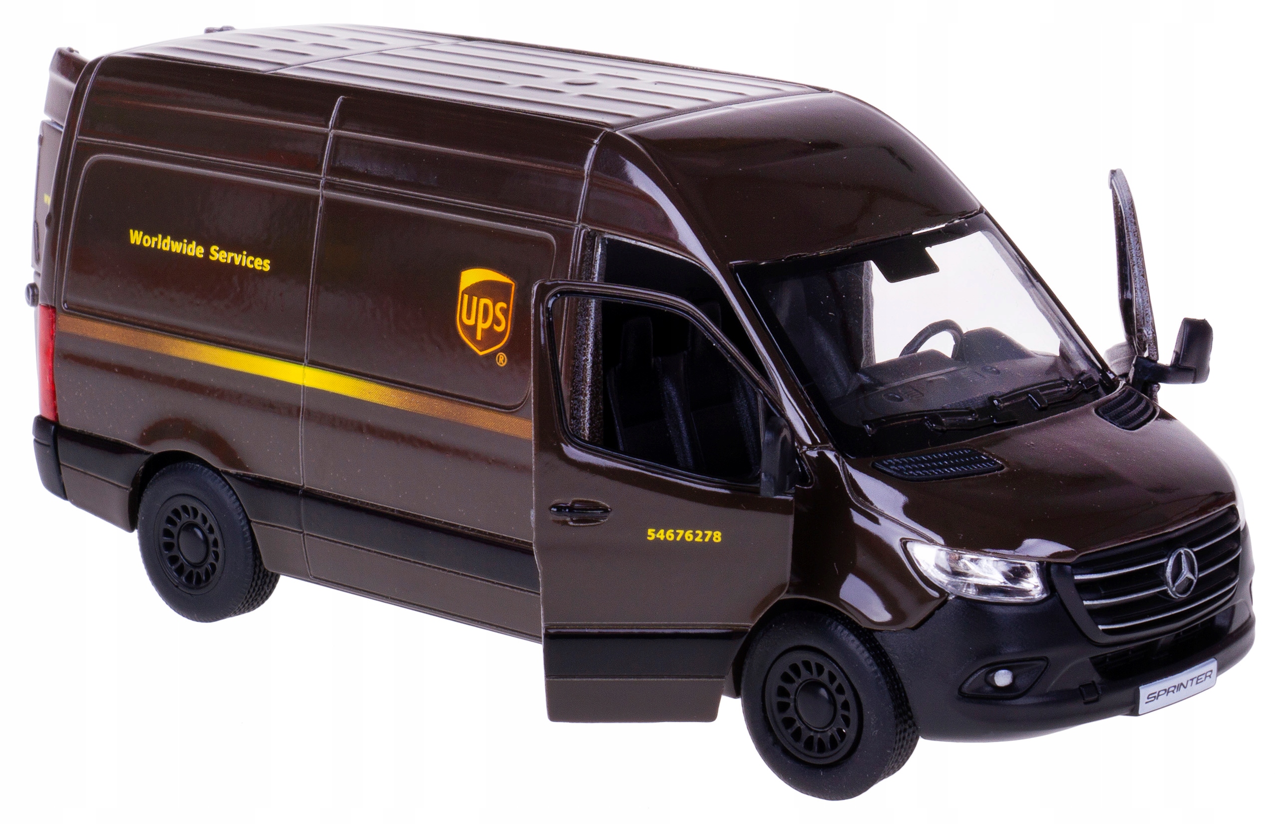 

Kurier Ups Mercedes-benz Sprinter 1:48 Kinsmart