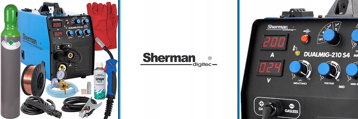 Spawarka MIG 210 MMA IGBT MIGOMAT zestaw MAG 200A Metody spawania MIG/MAG MMA TIG