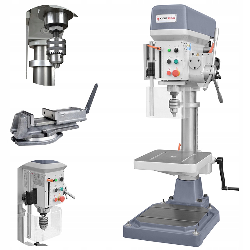 Wiertarka stołowa CORMAK WS20B + imadło QH100