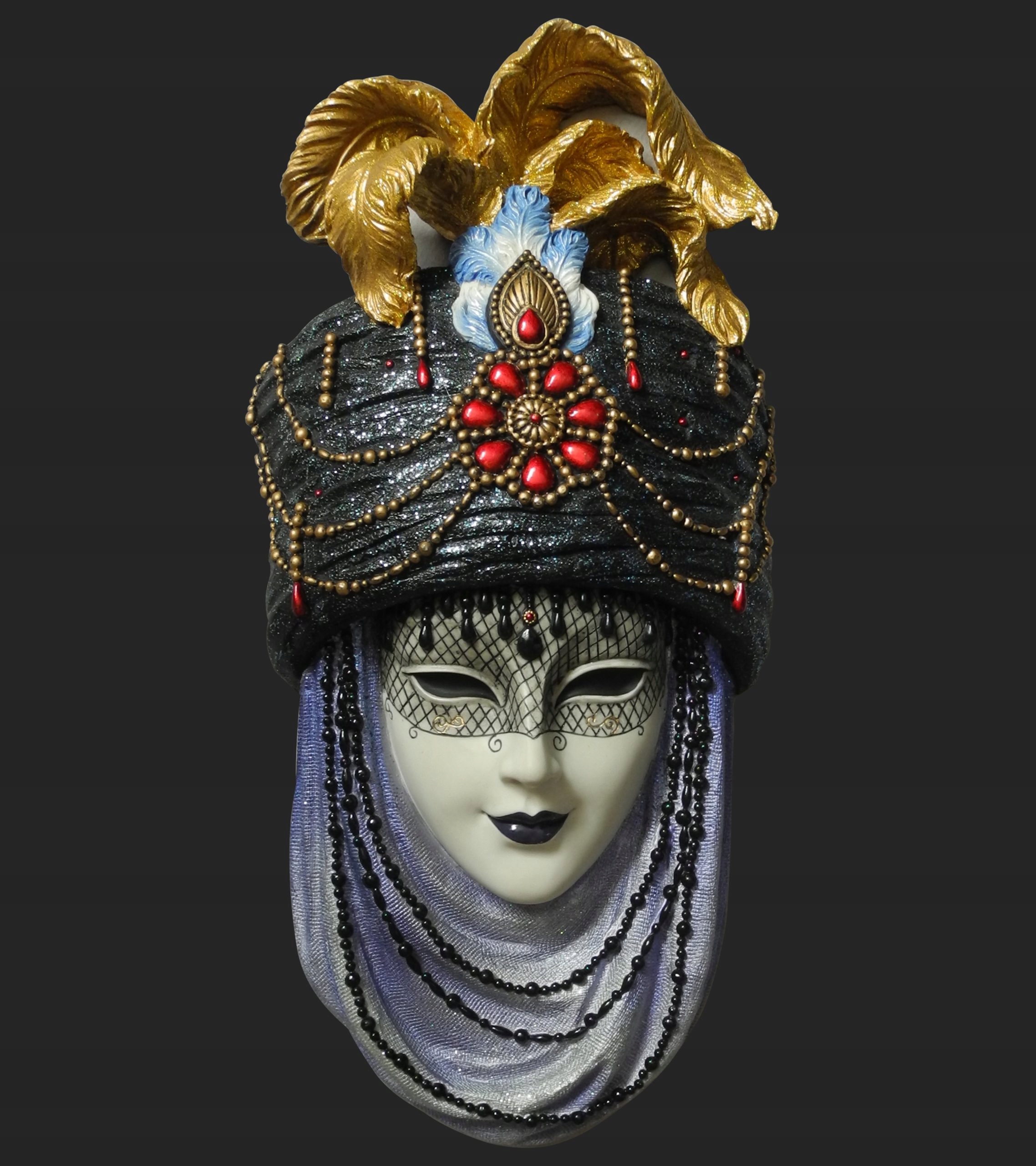 Nástenná Dekorácia Benátska Maska Araba Arabka Styl Veronese