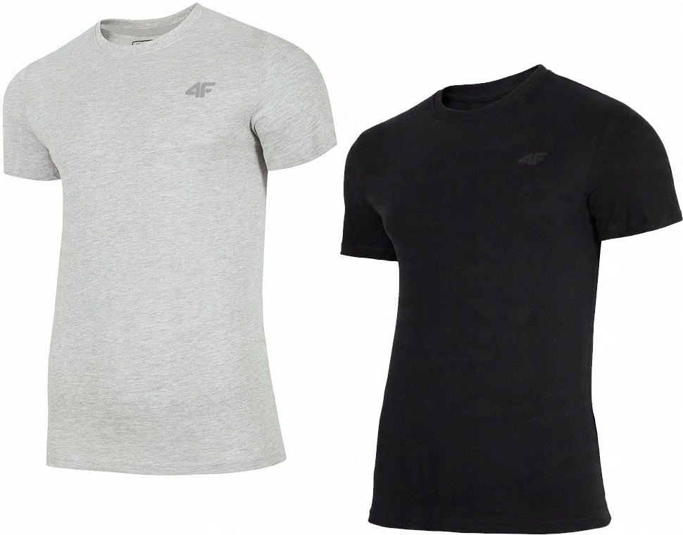 

Koszulka Męska 4F T-shirt Zestaw 2 Sztuki r.M