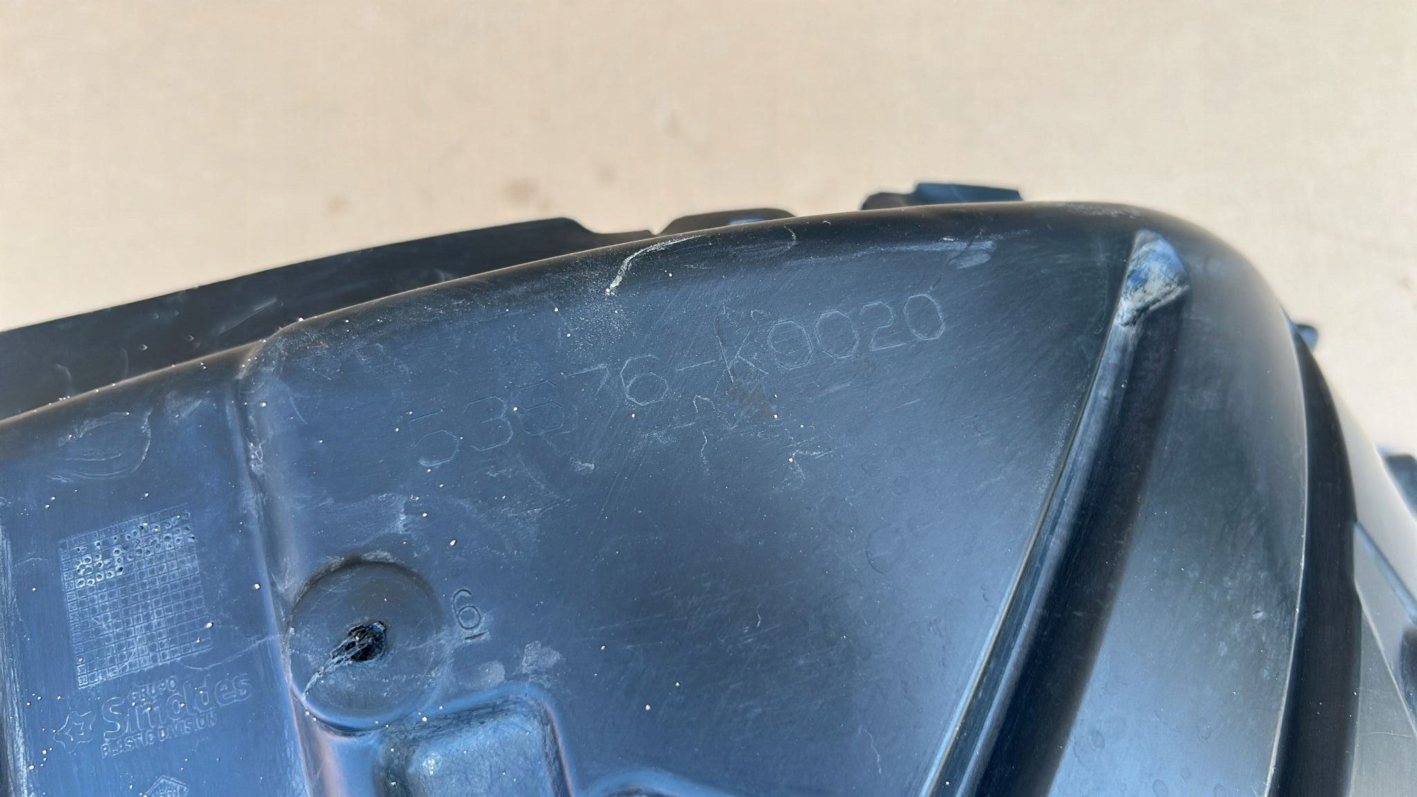 mudguard left left front front TOYOTA YARIS IV 20