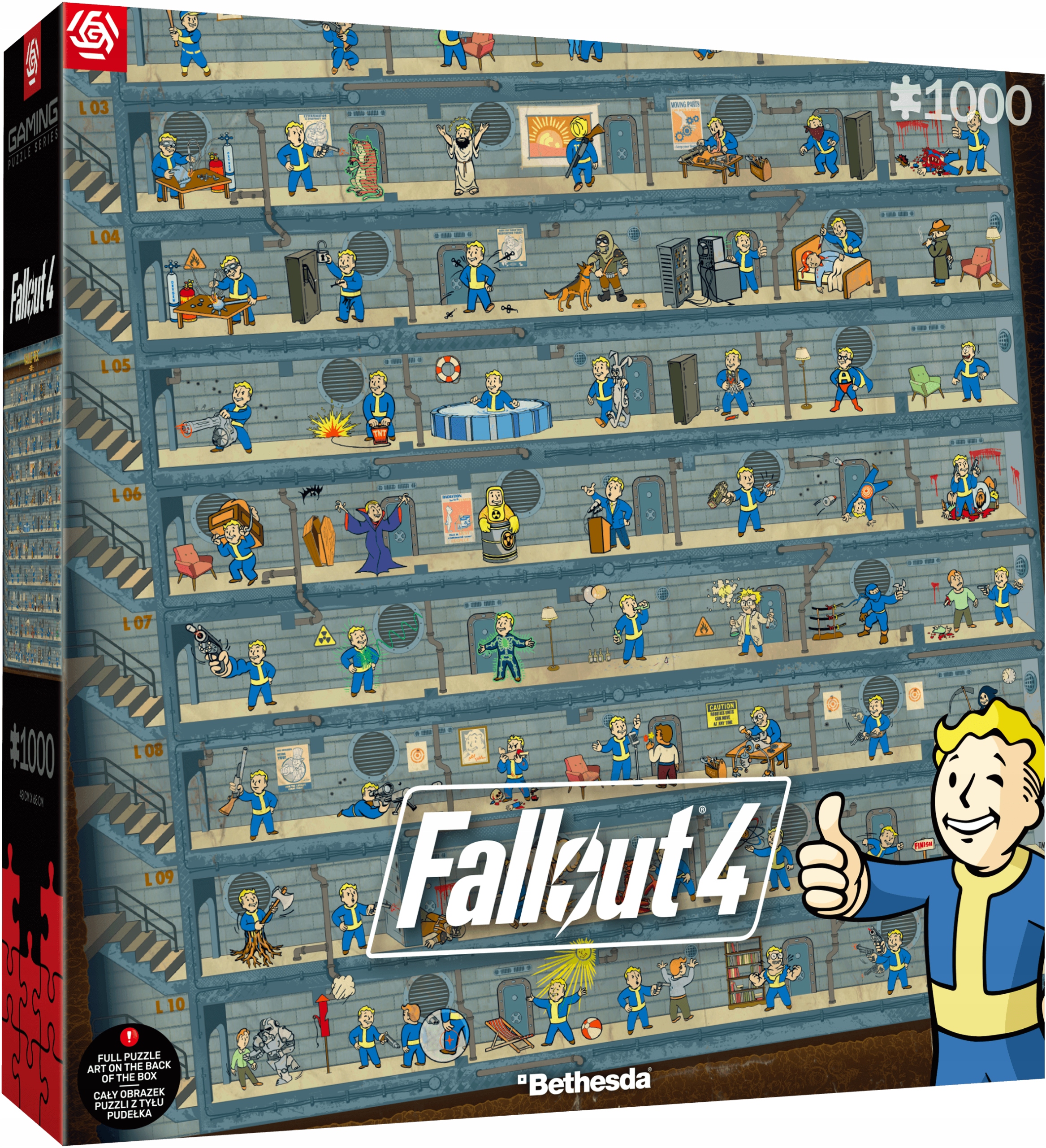 Puzzle Fallout 4 Perk Poster 1000 elementów