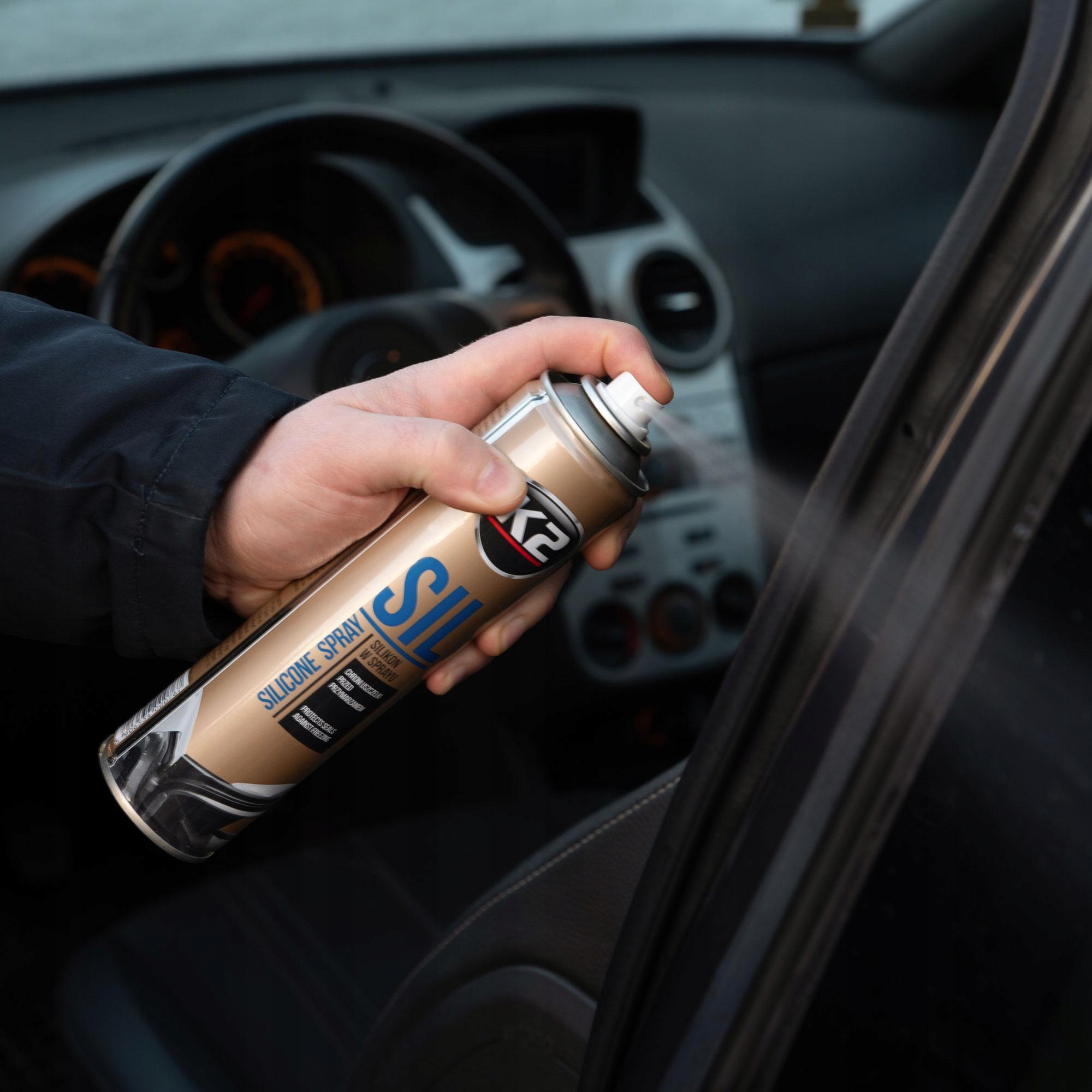 K2 SILIKON W SPREJU DO USZCZELEK SAMOCHODU AUTA Numer katalogowy producenta K633