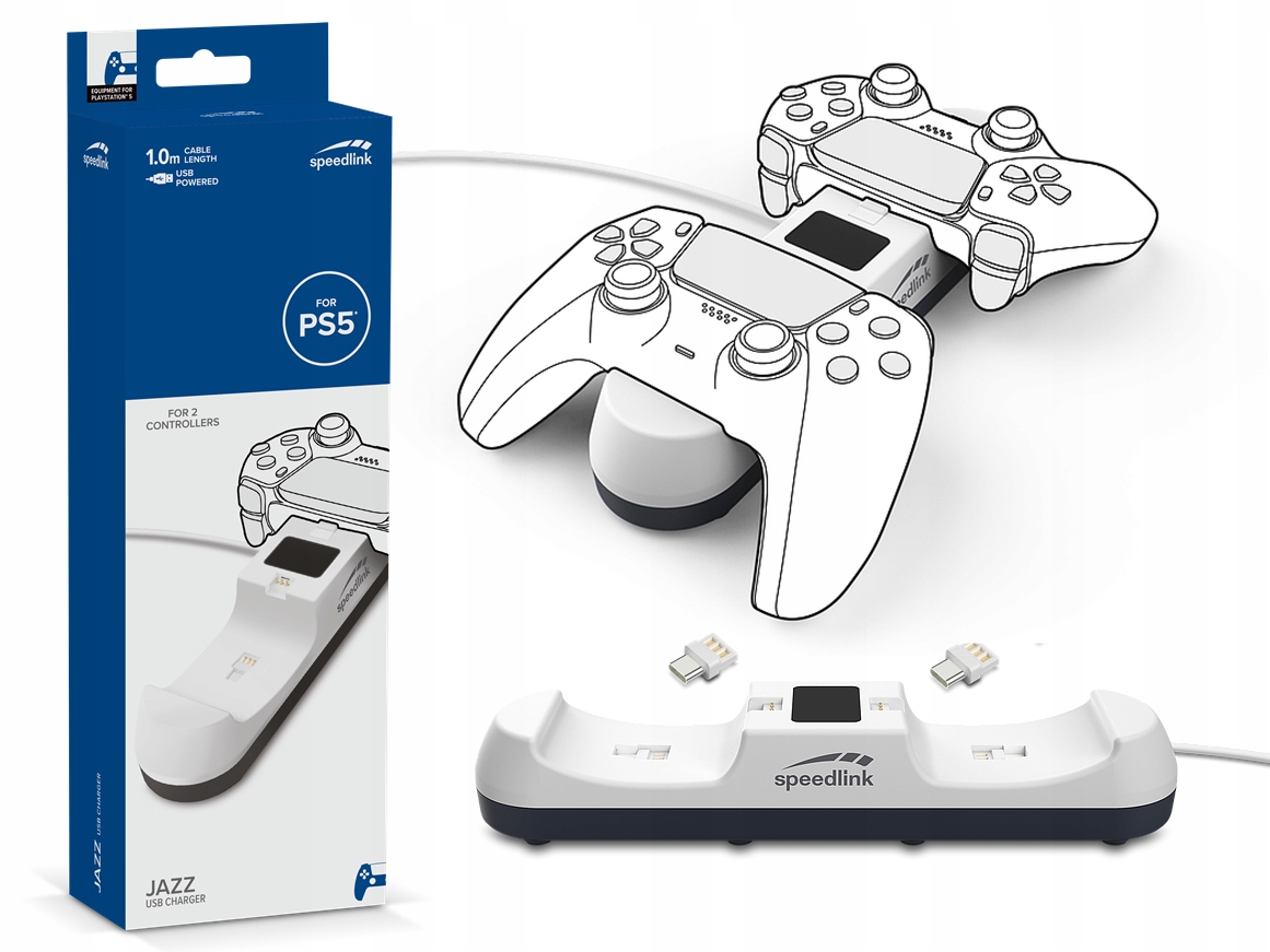 STACJA ŁADOWARKA CHARGING STATION 2X DUALSENSE PS5 Producent Speedlink