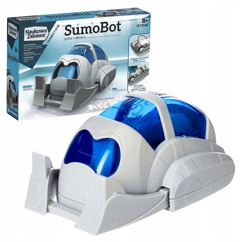 CLEMENTONI SUMOBOT SADA MALÉHO VEDCA, ROBOT NA SAMOSTATNÉ ZOSTAVENIE