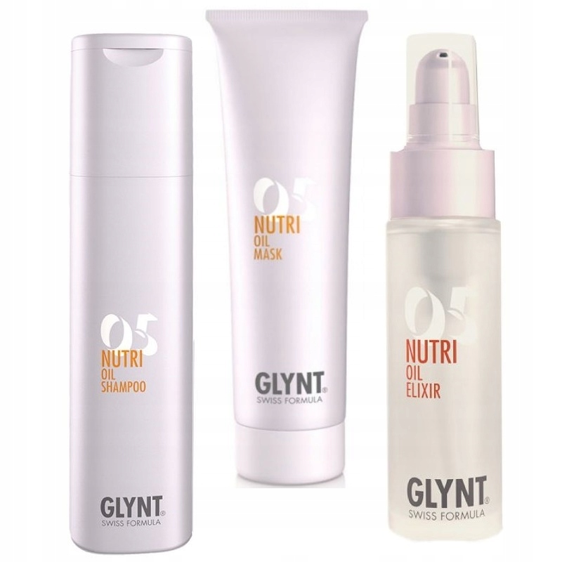 Glynt Nutri Oil szampon 250ml maska 200ml eliksir 30ml