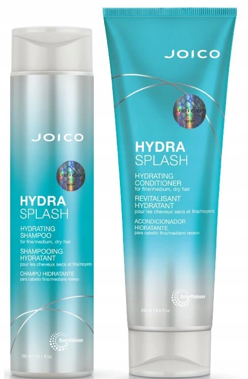 Joico Hydra Splash Zestaw Nawilżający Włosy Szampon 300ml Odżywka 250ml