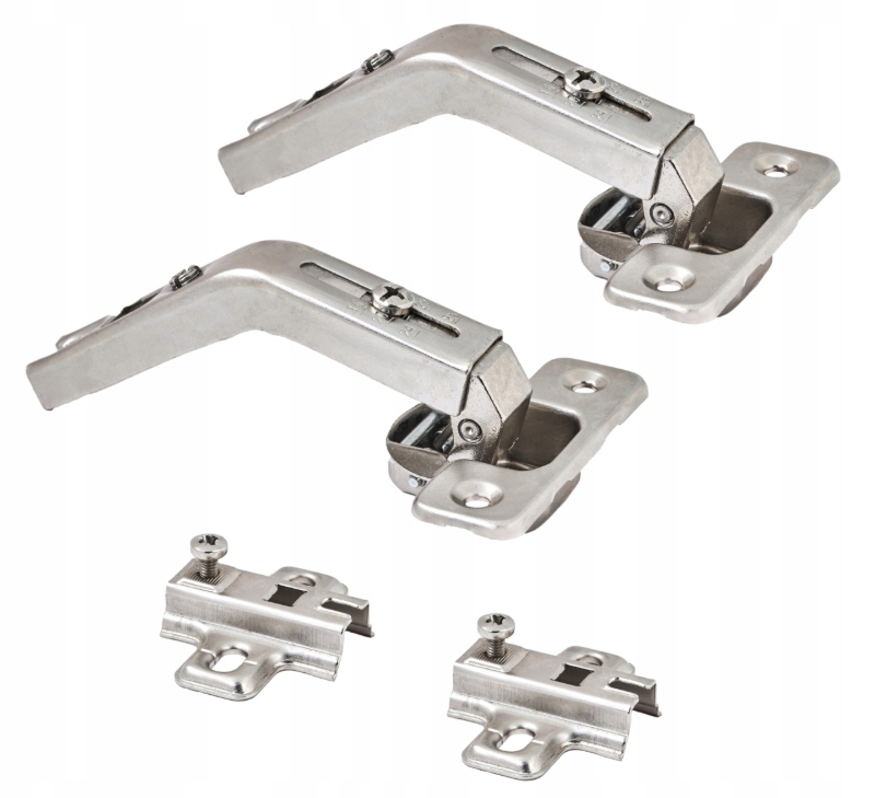 2 x ZESTAW - ZAWIAS MEBLOWY GTV DRZWI SKŁADANYCH UZUPEŁNIAJĄCY + PROWADNIK