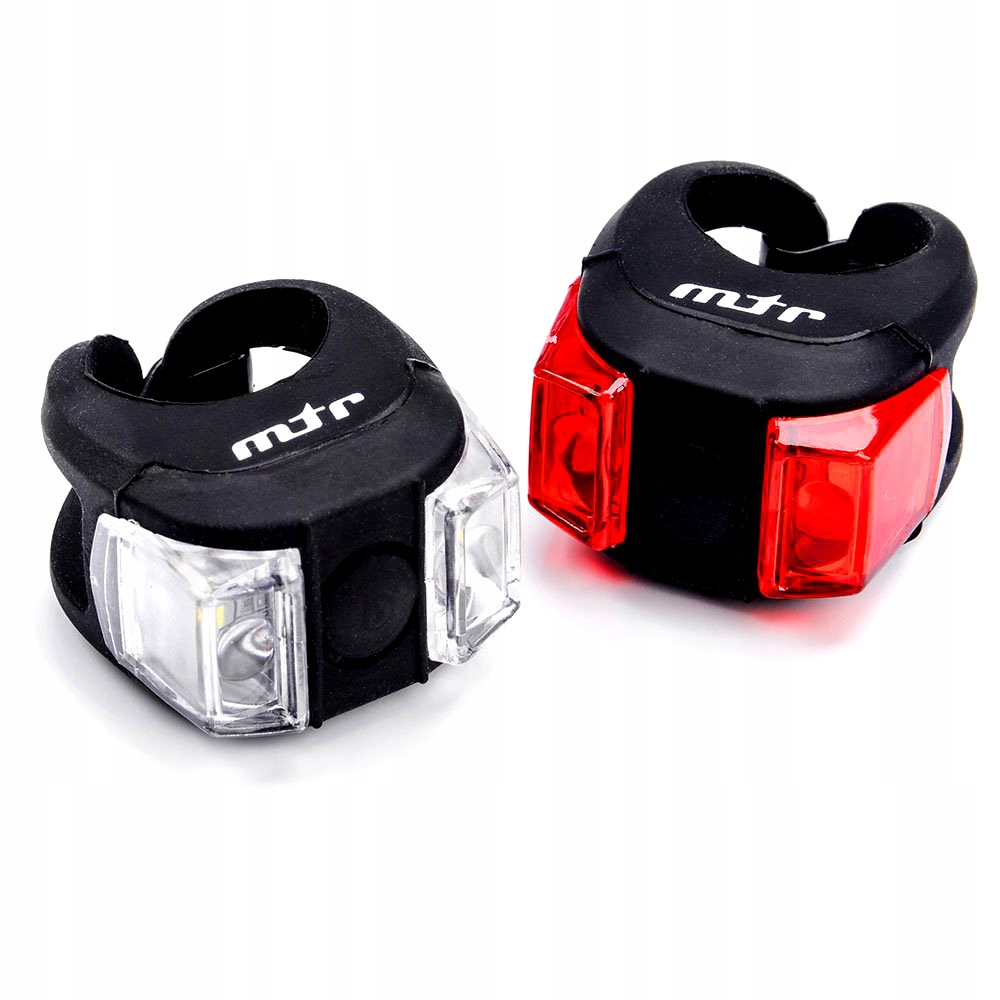 Oświetlenie rowerowe METEOR ŚWIATŁO ŚWIATEŁKO TYLNE PRZEDNIE LAMPA