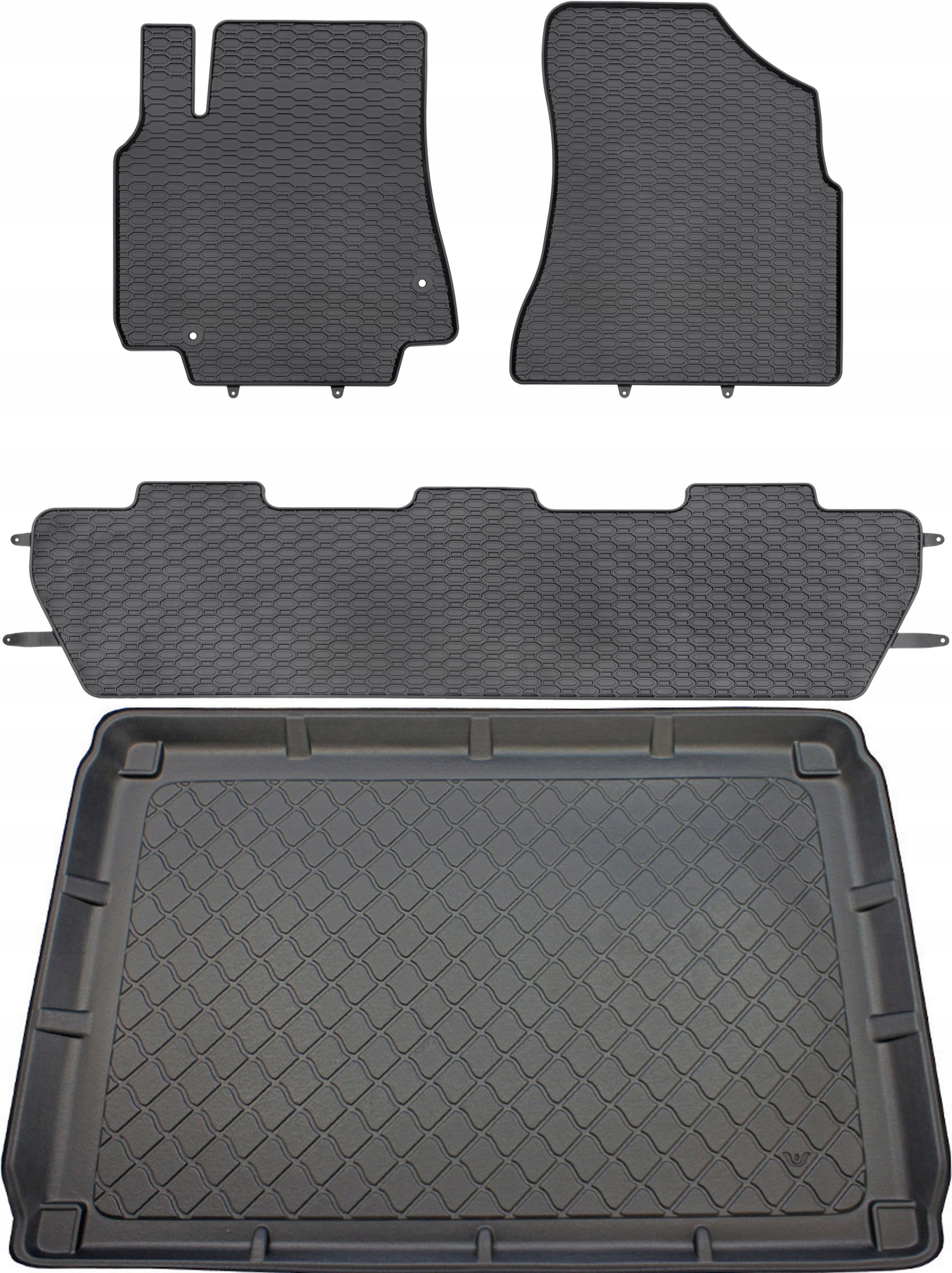 Citroen Berlingo II Kombivan od roku 2008-08.2018 Sada Koberce batožinový priestor