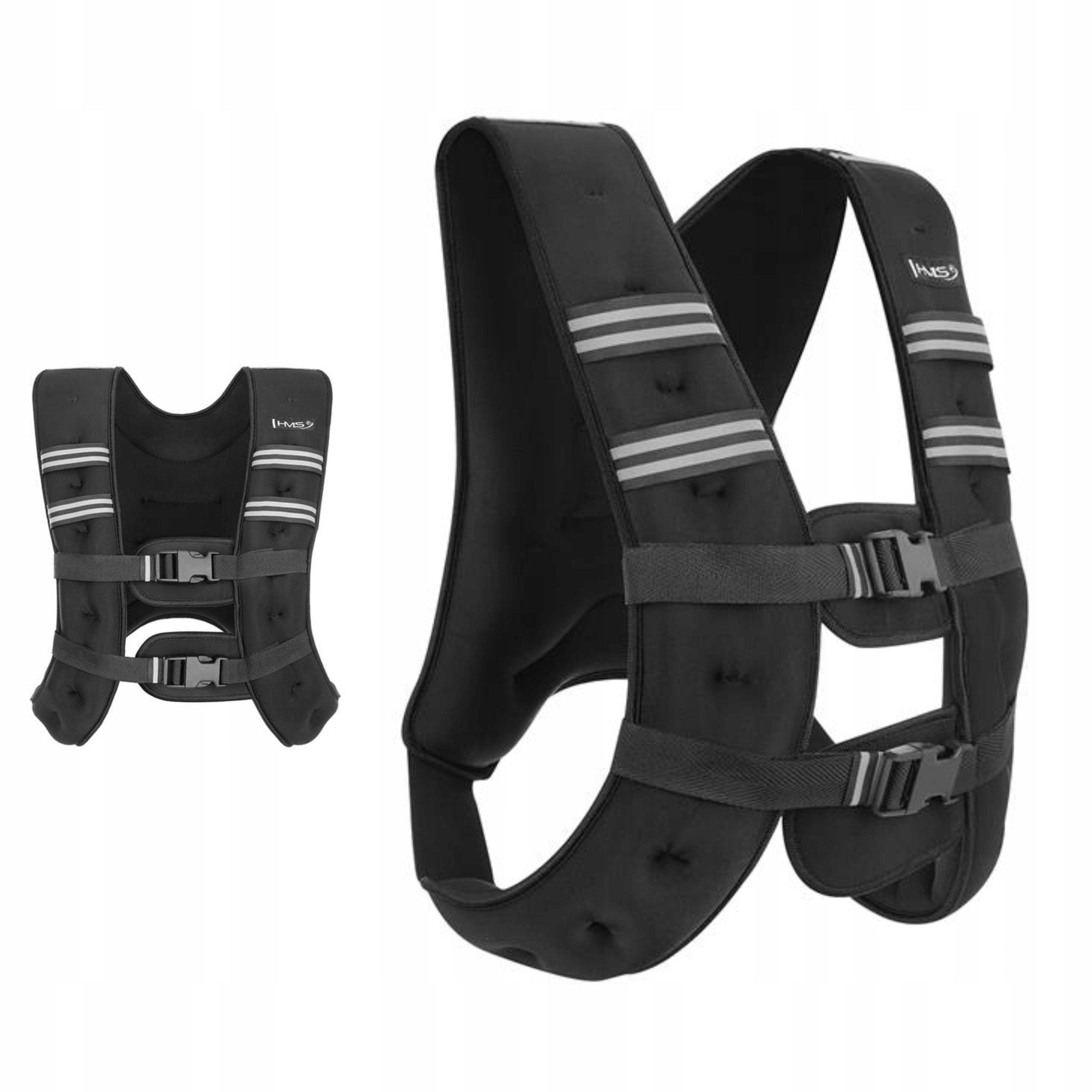 Tréninková vesta s zátěží 8 kg Hms pro fitness běhání v posilovně