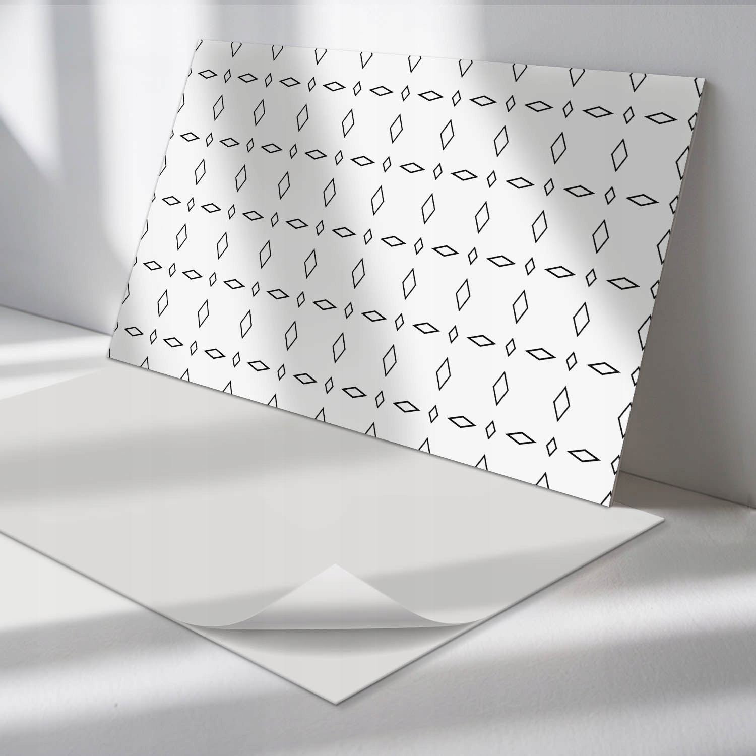 Komplet vinylových panelov Jednoduchá montáž Geometrický vzor kosoštvorcov 6x60x30 cm