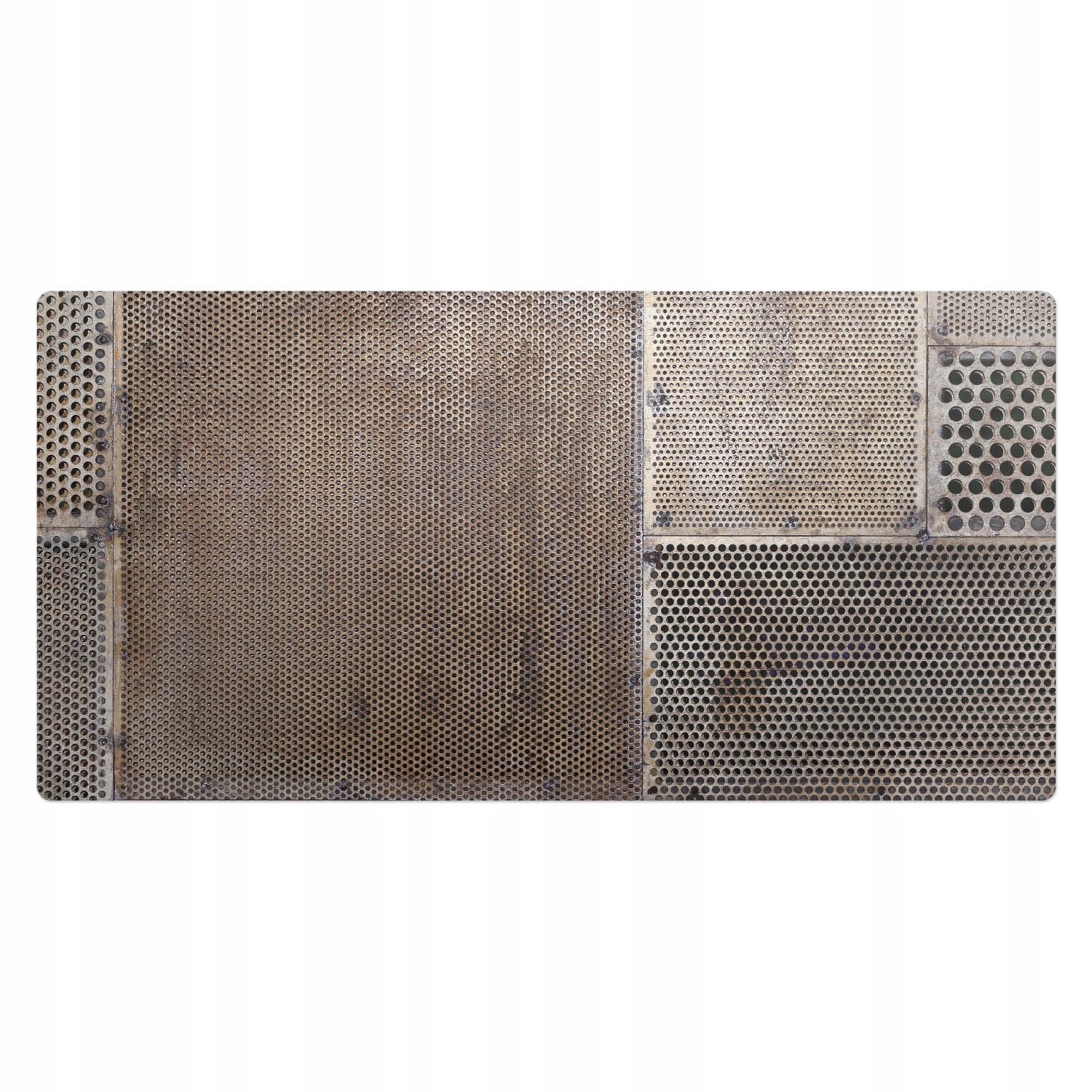 Winylowa mata biurkowa ze stylowym nadrukiem Metalowe perforacje 100x50 cm