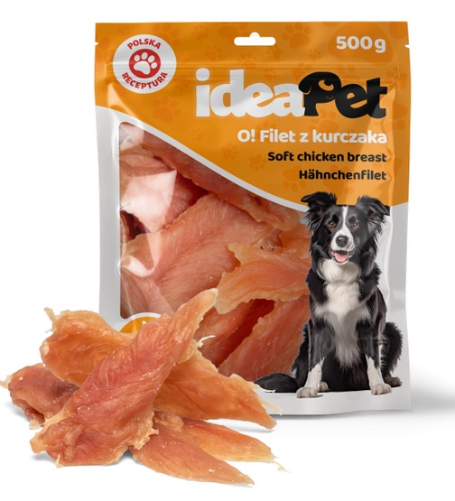 Filé Z Kuřecího Masa Psí Pamlsek Masová Svačinka Kousátko Ideapet 500 G