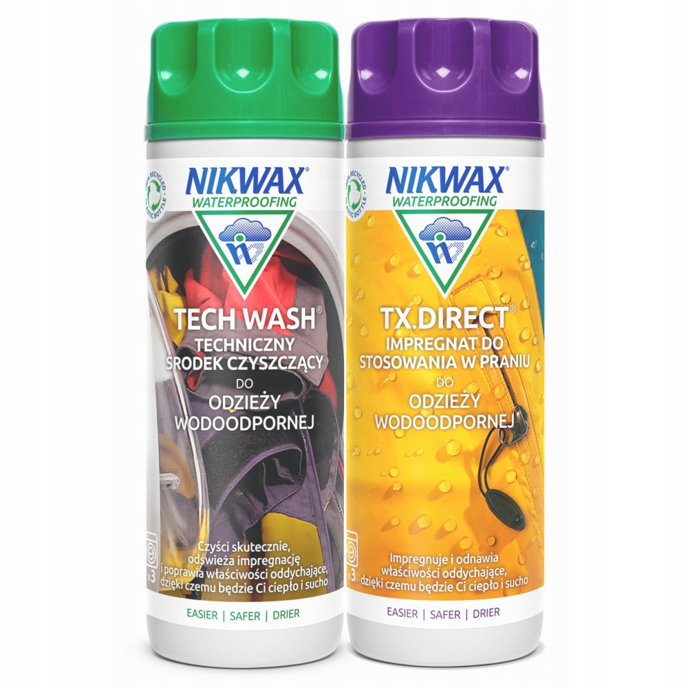 Zestaw Nikwax Tech Wash Tx.direct Wash-in 2x300ml Impregnat Śr. Czyszczący