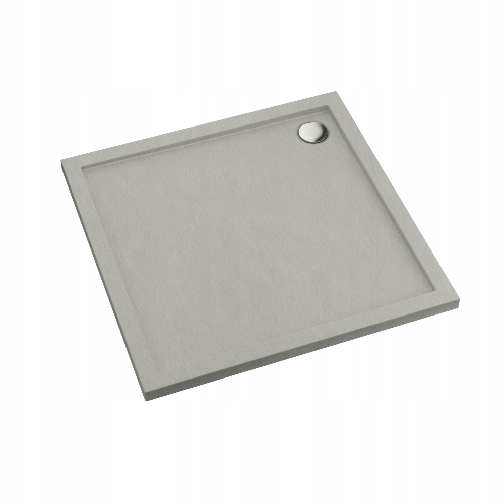 Brodzik prysznicowy Schedline Sharper kwadratowy cementowy kamień 90x90 cm