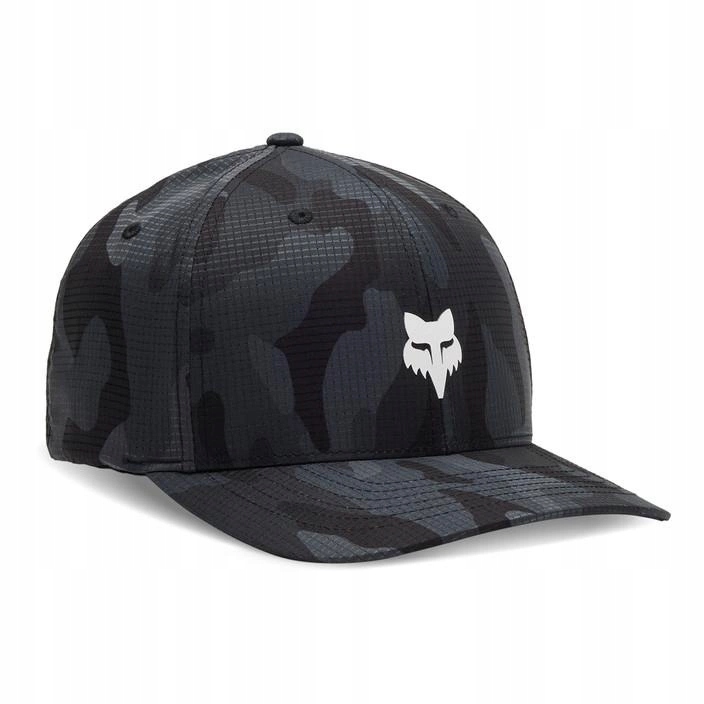 Kšiltovka Fox Head Tech Flexfit Black Camo černá Bonus