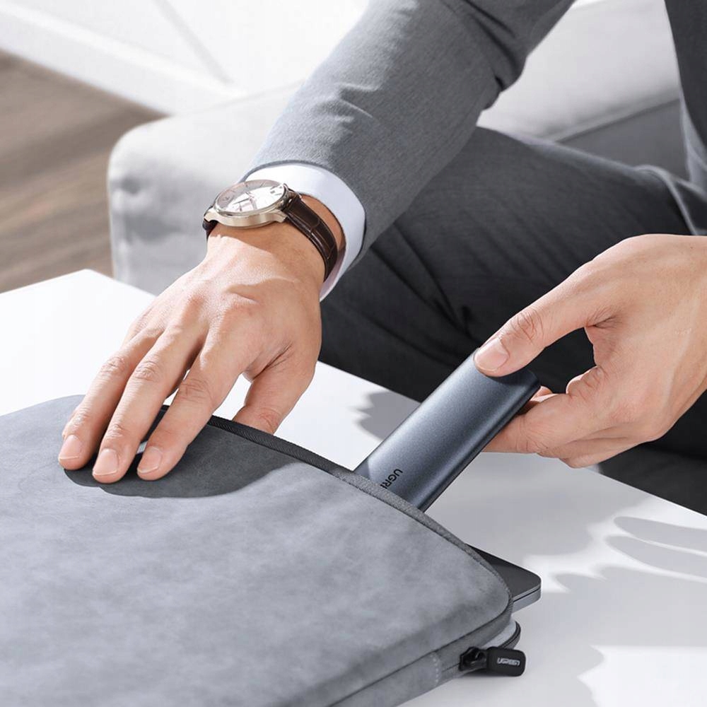 UGREEN KIESZEŃ OBUDOWA DYSKU SSD USB-C 3.1 M.2 B-KEY NGFF SATA III 5 GBPS Stan opakowania oryginalne