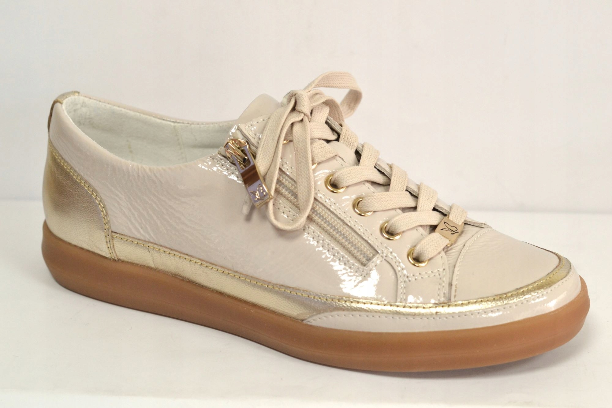 Caprice 23706-44 Sportovní Polobotky Krémová/zlatá Vel. 37