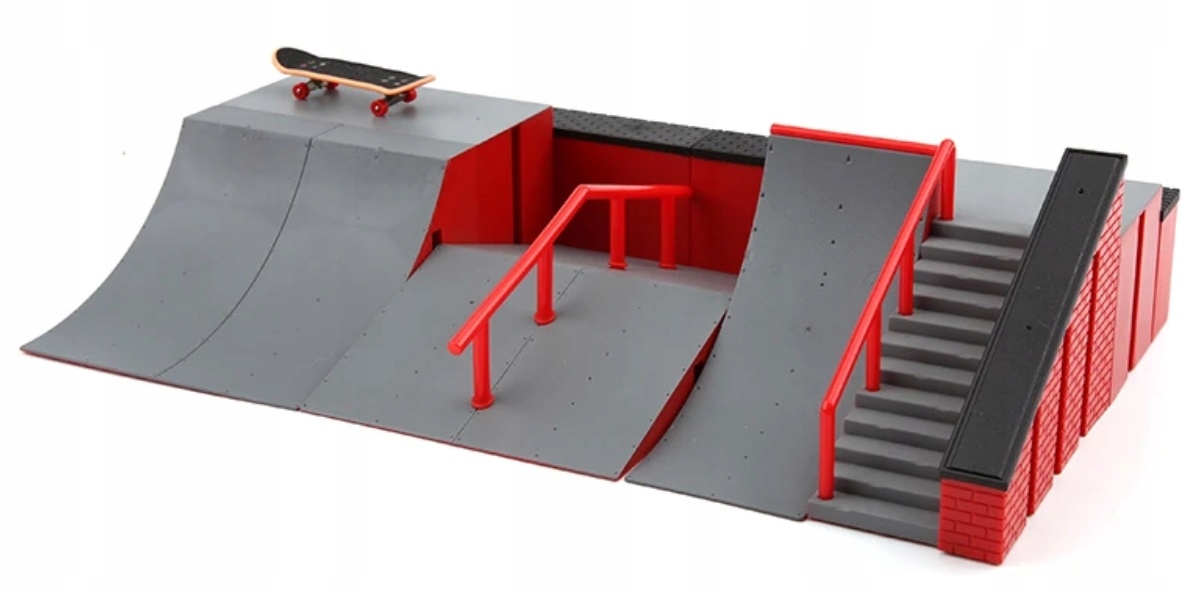 Zestaw skatepark z fingerboardem i BMX RegMag FB-09-C – Zawartość zestawu FB-09-C