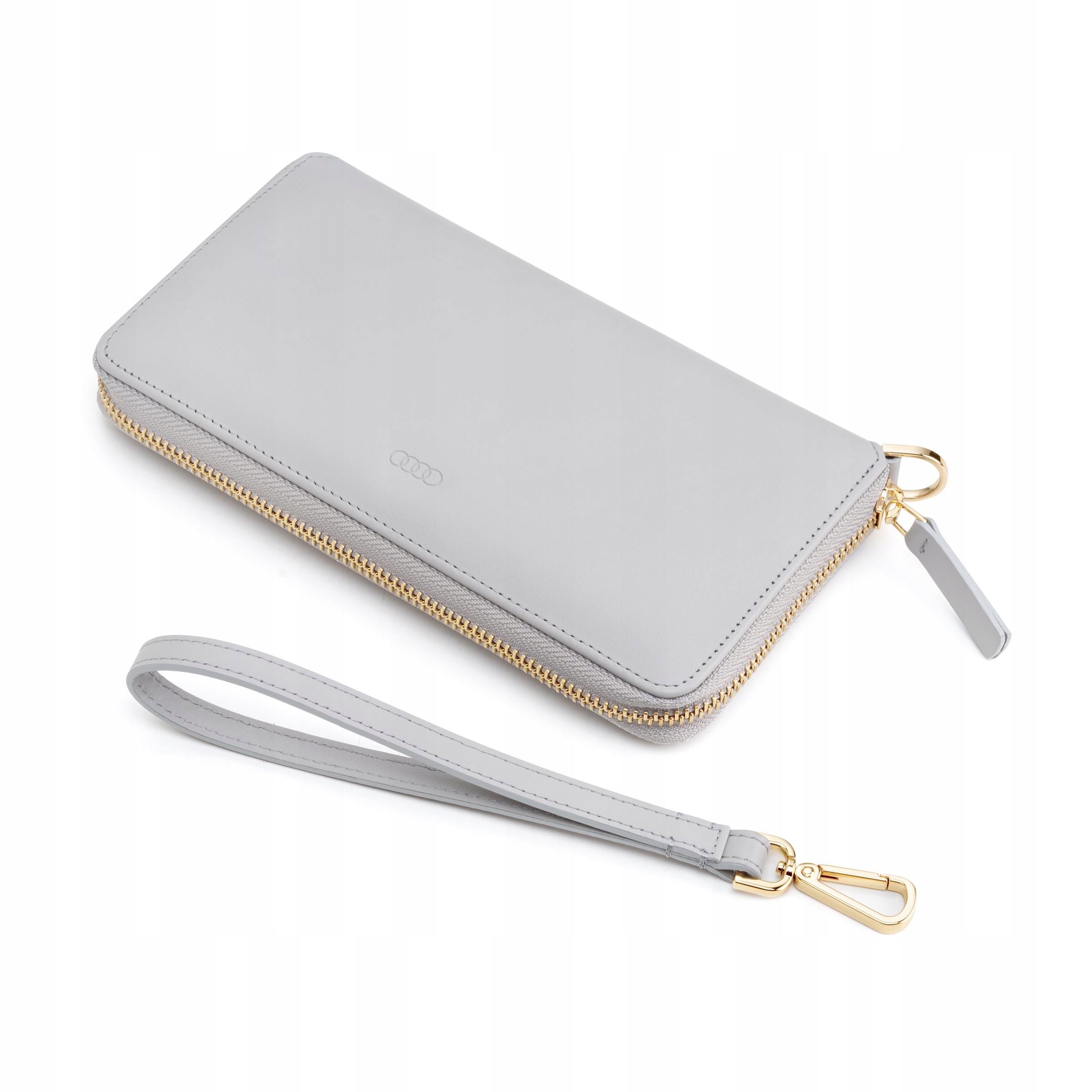 PORTFEL SKÓRZANY DAMSKI Z PASKIEM NA NADGARSTEK SZARY AUDI ASO ORYGNIAŁ Producent Audi OE