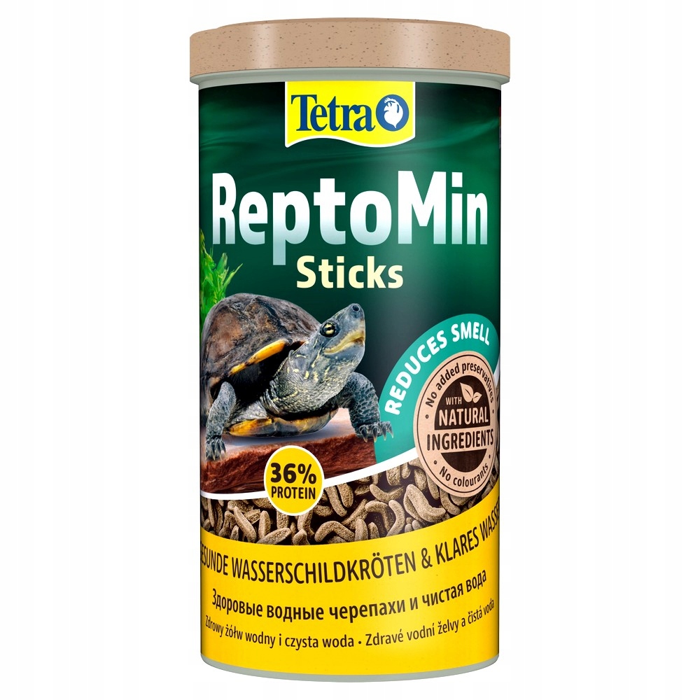 Tetra ReptoMin Sticks 1000 ml krmivo tyčinky pro vodní želvy (T204270)
