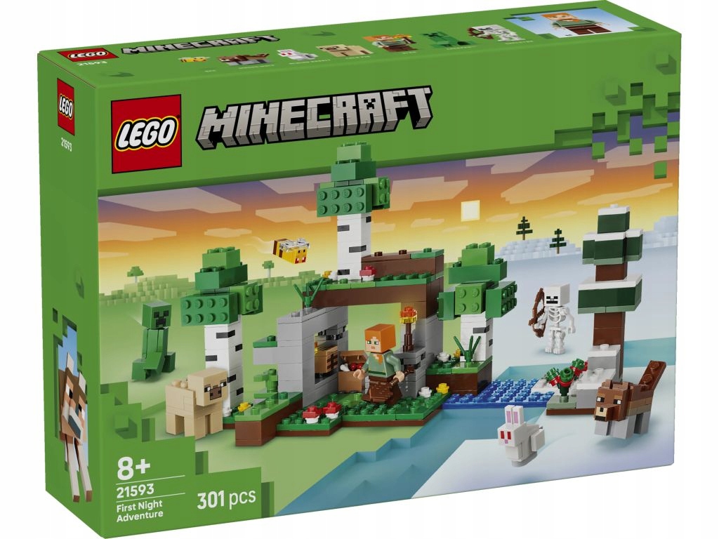 Lego 21593 Minecraft Přežití první noci