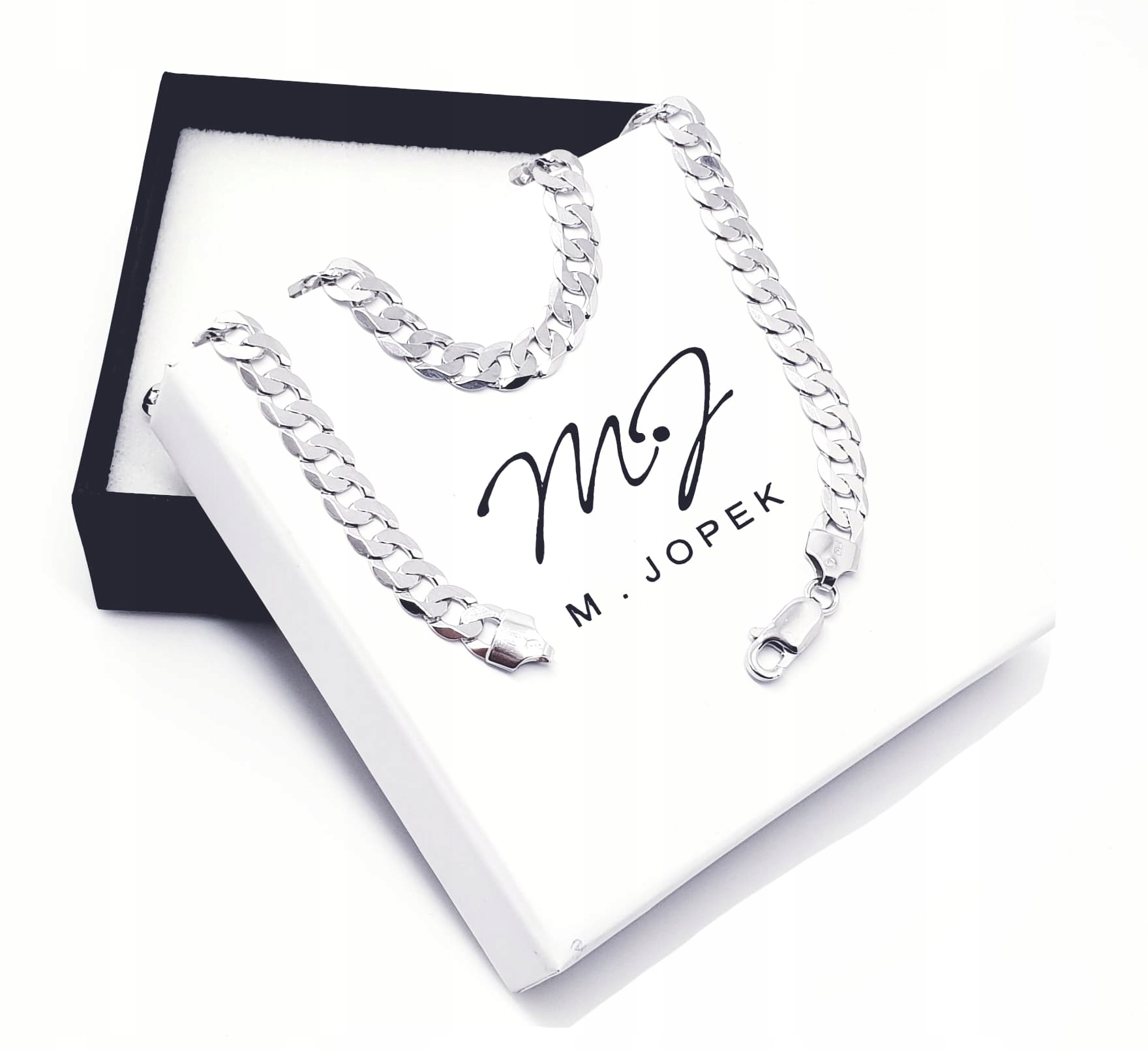 

Rodowany Srebrny Łańcuszek Pancerka 4,8mm/45cm