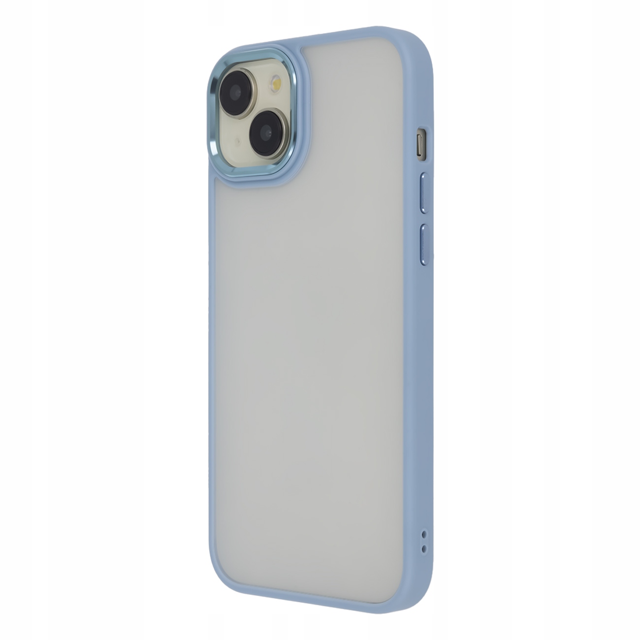 Nakładka Satin Elegant Matt do iPhone 15 Plus 6,7" niebieska Tecto Shield