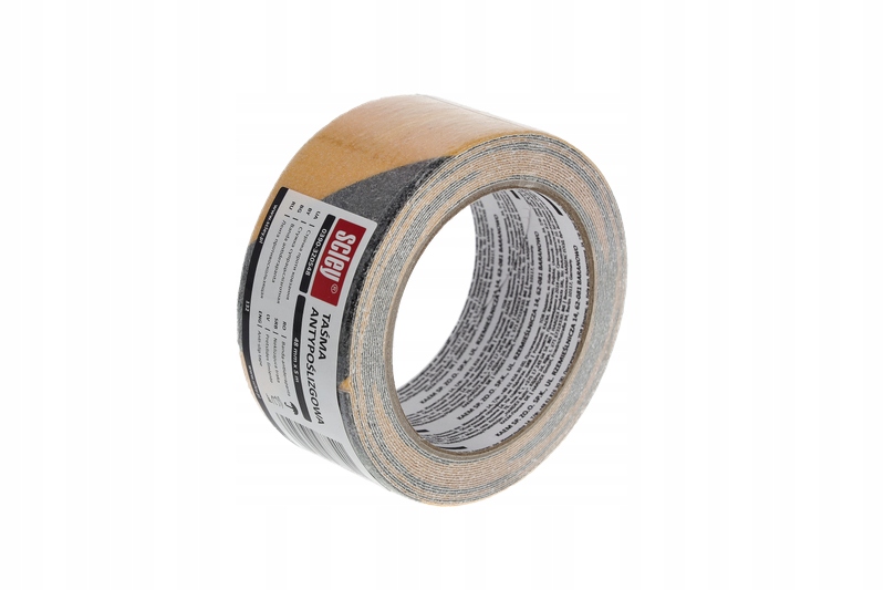 TASMA ANTYPOSLIZGOWA NA SCHODY PODLOGE CZARNA 48MM X 5M