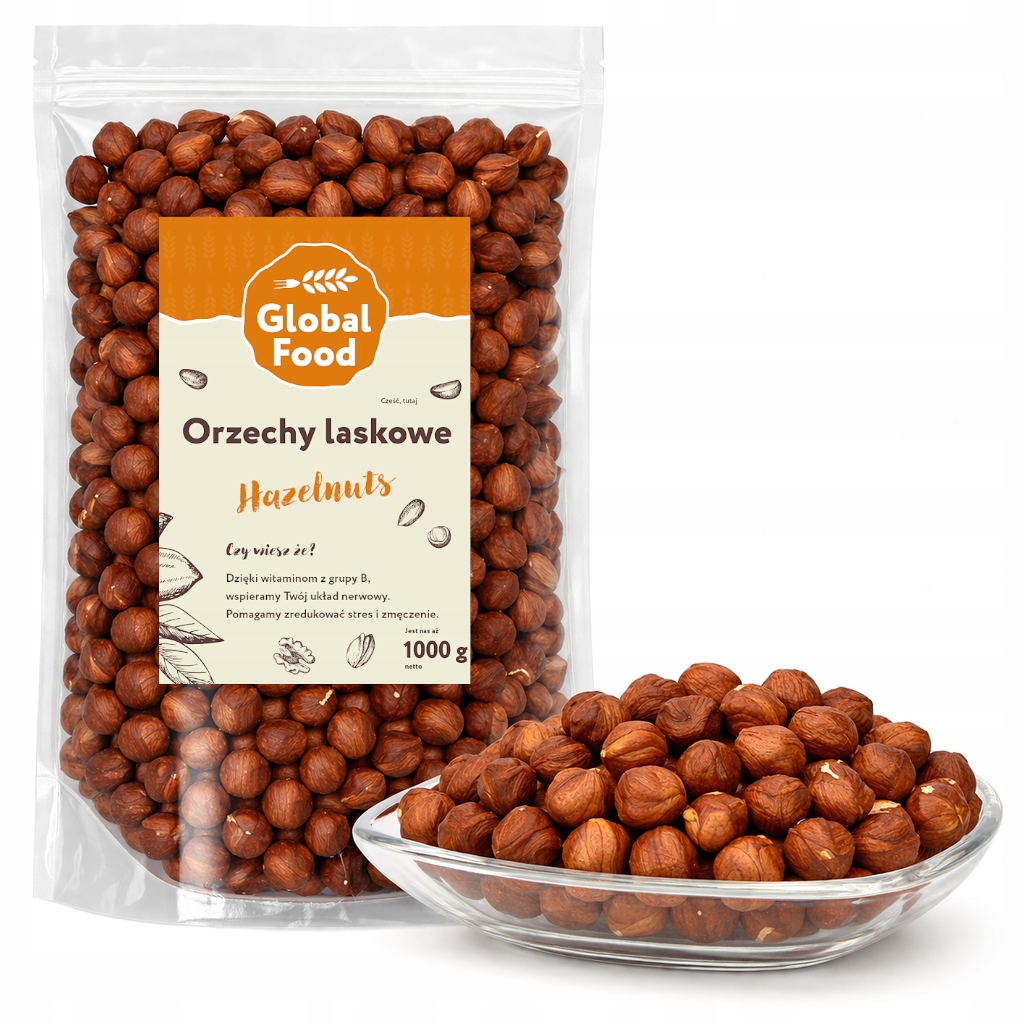 Lískové Ořechy Loupané 1 Kg 1000 G Přírodní Global Food