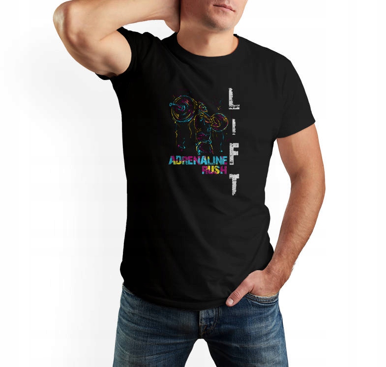 

Koszulka męska Adrenaline Rush t-shirt sport L