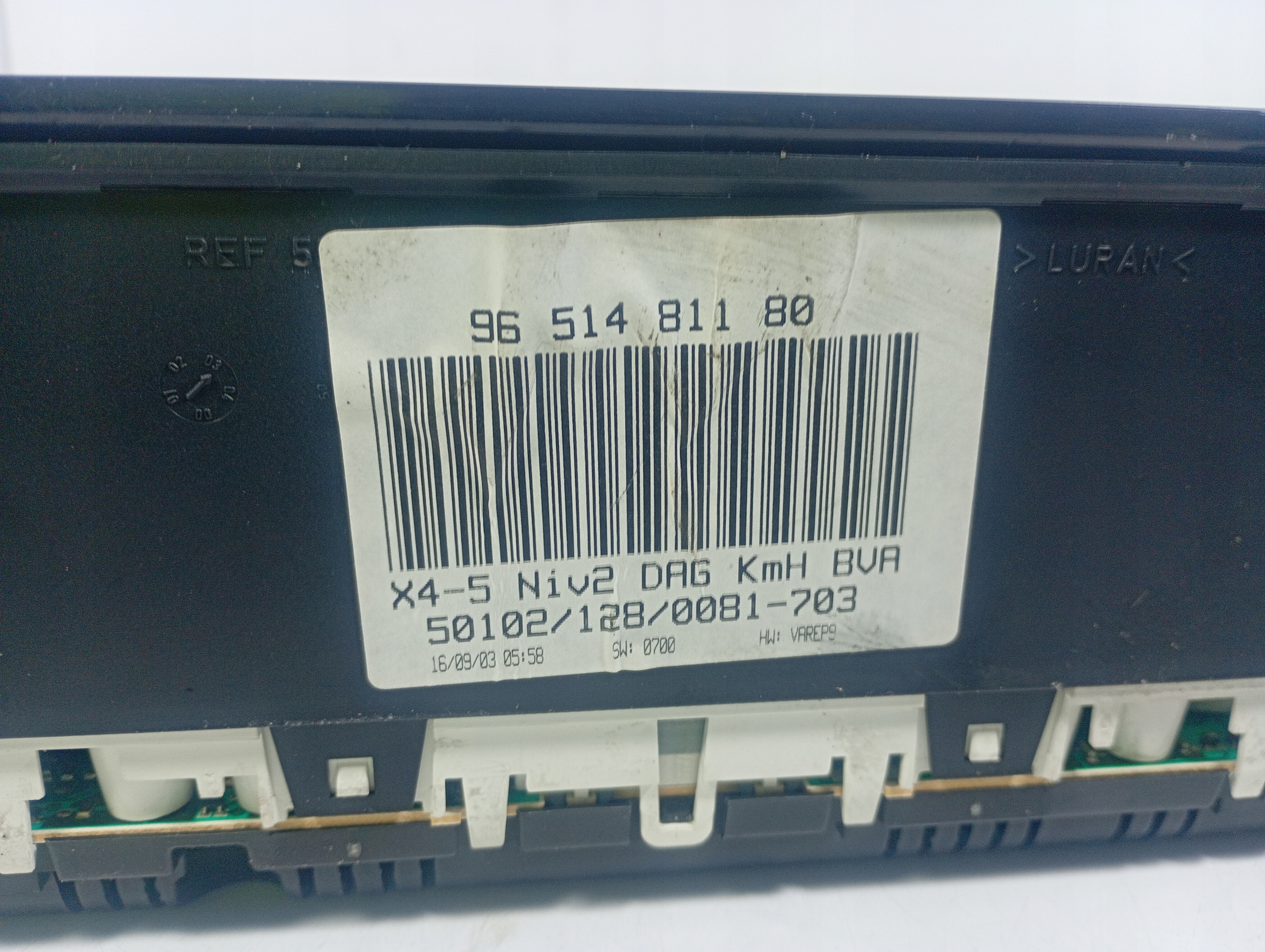 Citroen C5 00-04 dials dials tachometer OE 9651481180