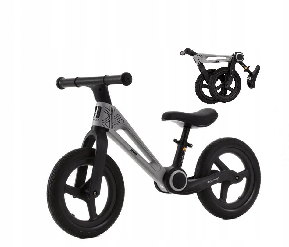 Adamex Składany Rowerek Biegowy M8 Speed Grey Dziecięcy 2-5 Lat Dla Chłopca