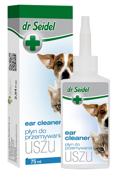 

Dr Seidel Płyn do przemywania uszu pies/kot 75ml