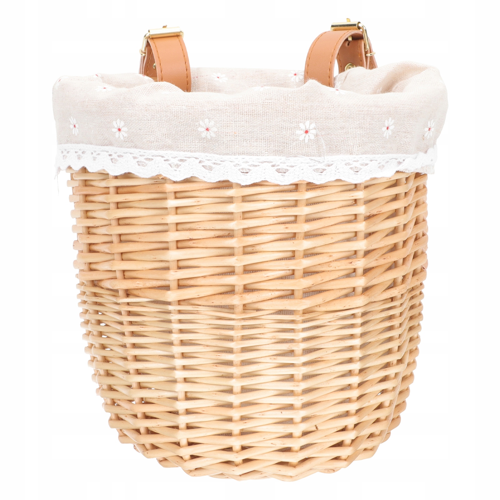 Rattan tkany koszyk pasterski koszyk rowerowy