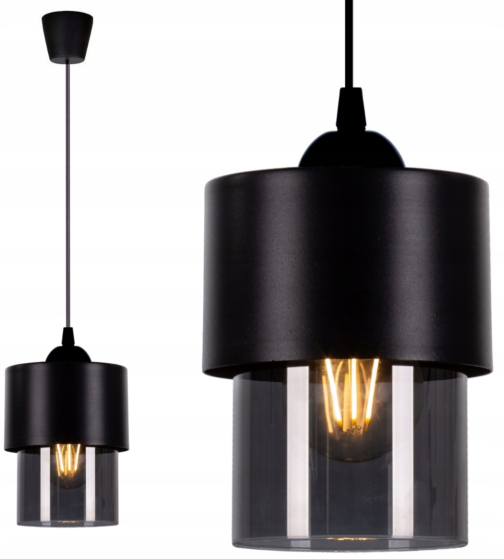 

Szklana Lampa Wisząca Sufitowa Żyrandol Led