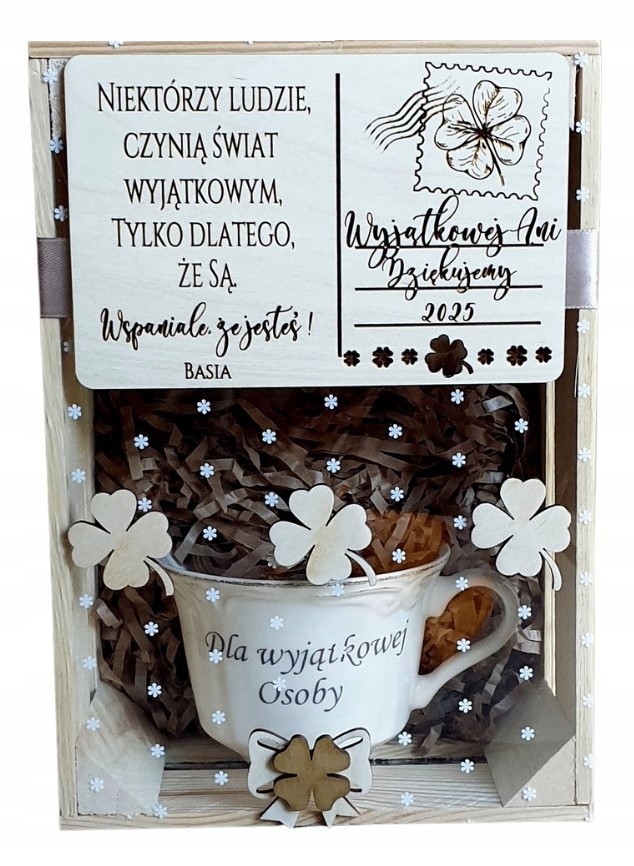 Podziękowanie dla Wyjątkowej Osoby, Przyjaciółki, Lekarza, Ceramika, Grawer