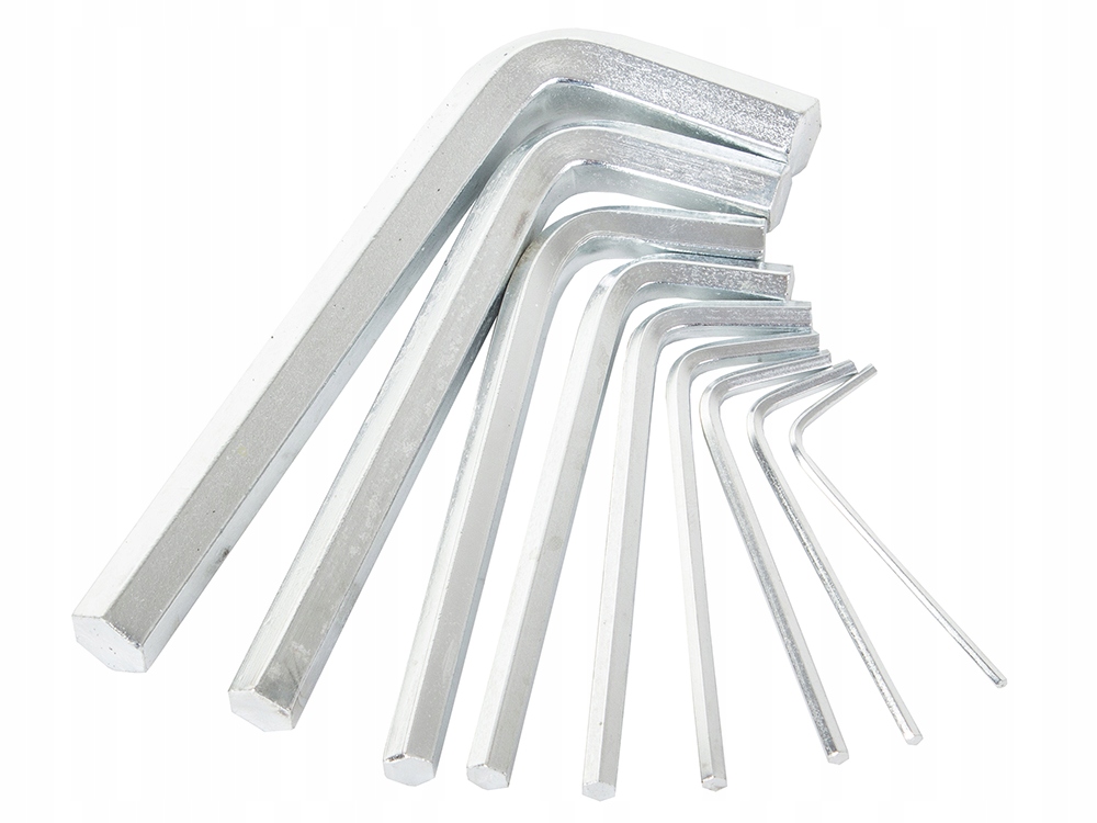 KLUCZE IMBUSOWE IMBUSY 1,5-10 9 el ZESTAW KLUCZY MAŁE Marka Verk Group