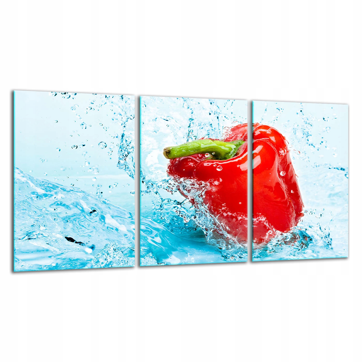 Skleněná Deska Na Krájení Deska 3x 30x52 Paprika Tvrzené Sklo Kuchyně 7W